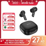 QCY HT05 ANC Wireless Earphone 40dB Noise Cancelling Bluetooth 5.2 Headphone 6 Mic ENC HD Call TWS Earbuds Transparency Mode